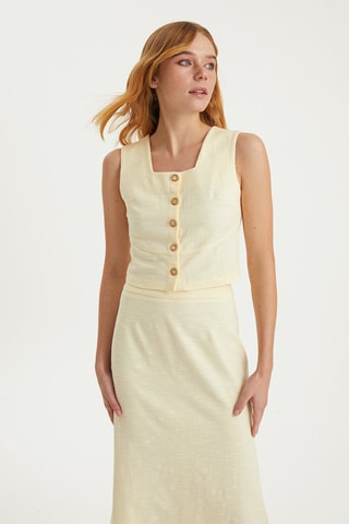 Crop top Creme