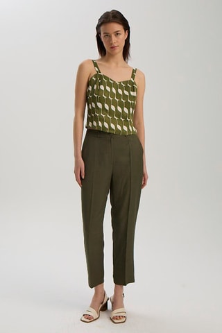 Camisola de alças - 
Verde