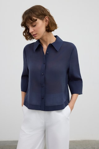 Camisa - Azul-marinho