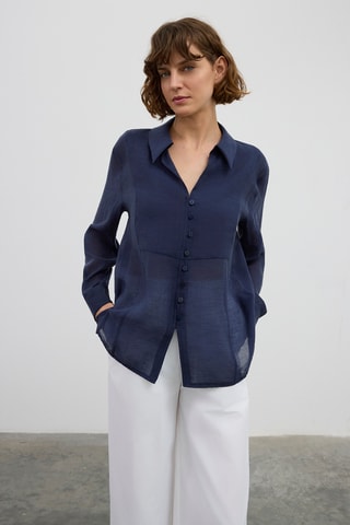 Camisa - Azul-marinho
