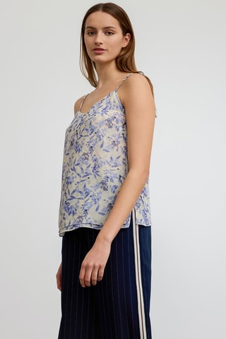 Top - Malva e azul