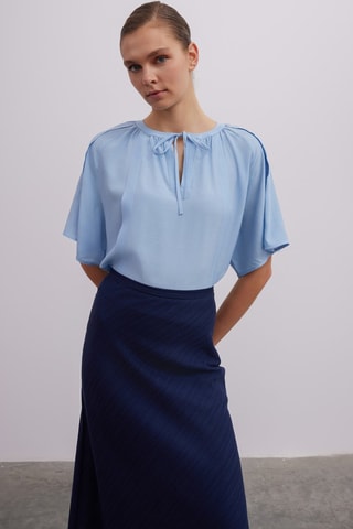Blusa - Azul-claro