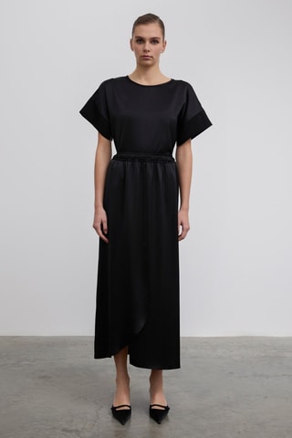 Saia midi - Preto