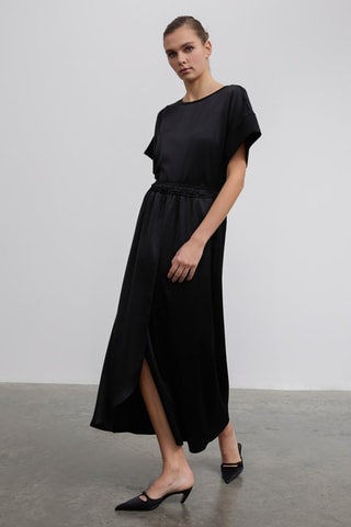 Saia midi - Preto