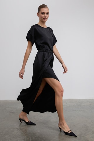 Saia midi - Preto