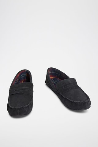 Mocassins em nobuck - Preto