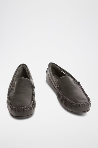 Mocassins forrados - Preto