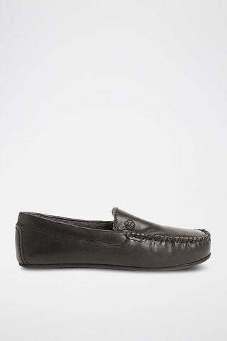 Mocassins forrados - Preto