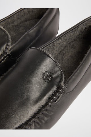 Mocassins forrados - Preto