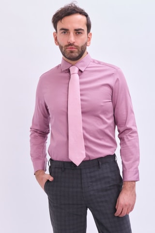 Gravata de seda - Rosa