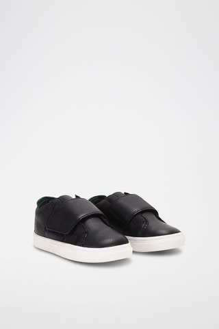Sapatilhas em couro - Preto