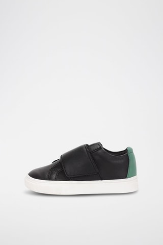 Sapatilhas em couro - Preto