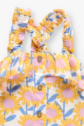 Camisola de alças - Amarelo e rosa