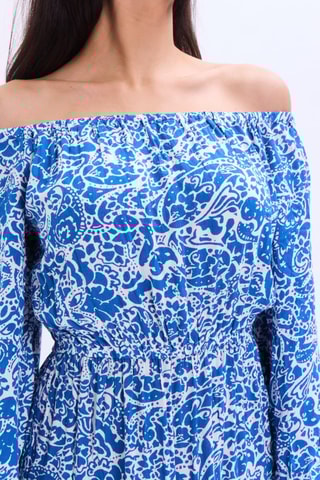 Vestido comprido - Azul