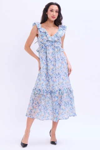 Vestido midi - Azul