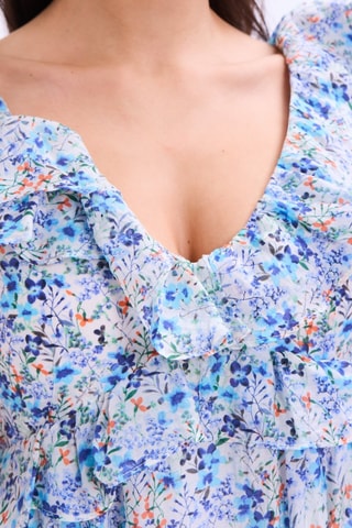 Vestido midi - Azul