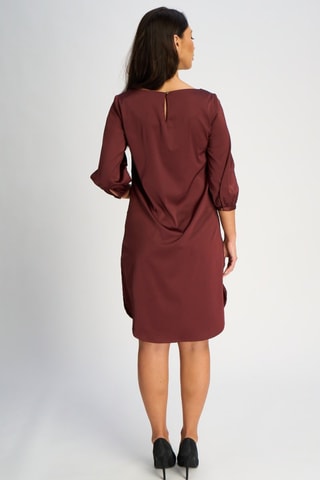 Vestido direito - Bordô