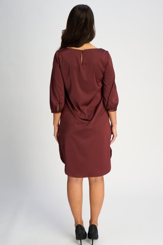 Vestido direito - Bordô