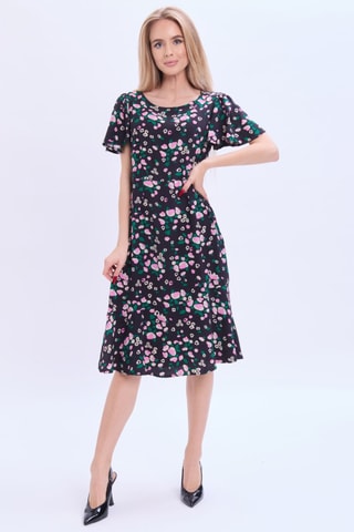 Vestido midi - Preto
