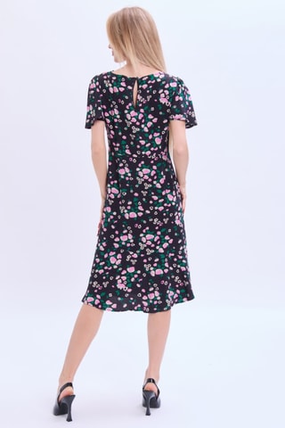 Vestido midi - Preto