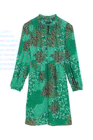 Vestido direito Verde