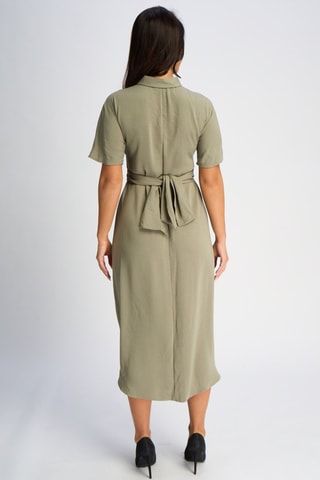 Vestido-camisa - Caqui