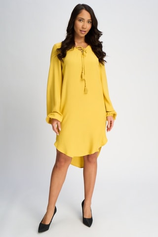 Vestido direito - Amarelo
