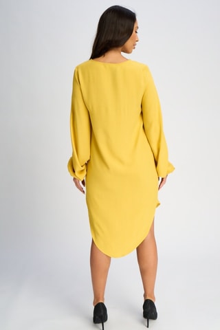 Vestido direito - Amarelo