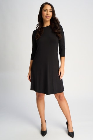 Vestido trapézio - Preto