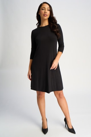 Vestido trapézio - Preto