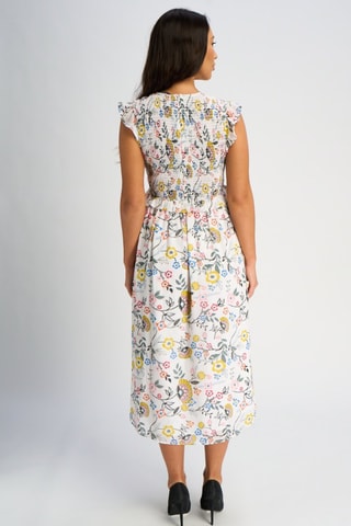 Vestido midi - Marfim