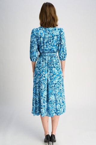 Vestido midi - Azul