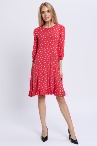 Vestido estilo patinadora - Vermelho