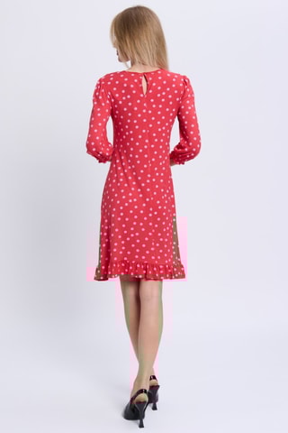 Vestido estilo patinadora - Vermelho