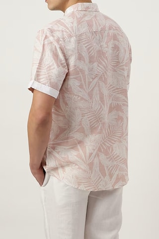 Camisa em linho - Rosa