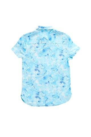 Camisa em linho - Azul