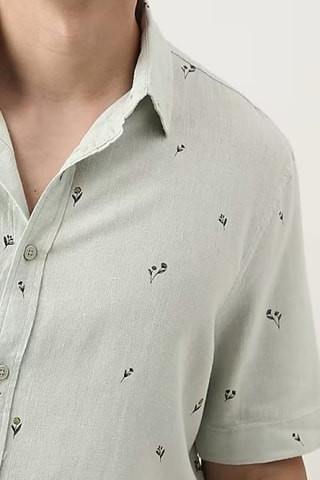 Camisa em linho - Verde