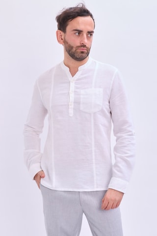 Camisa em linho - Branco
