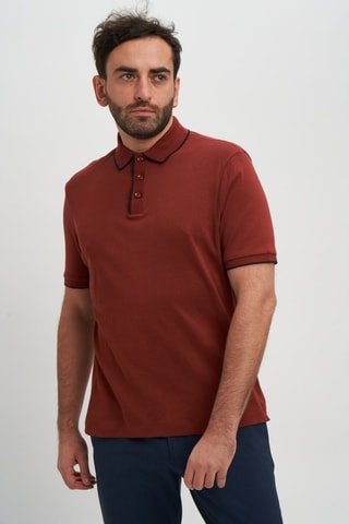 Polo regular - Vermelho
