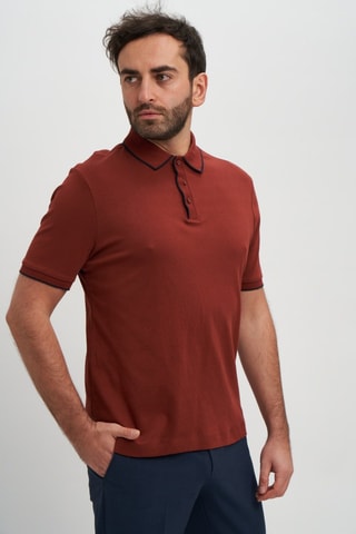 Polo regular - Vermelho