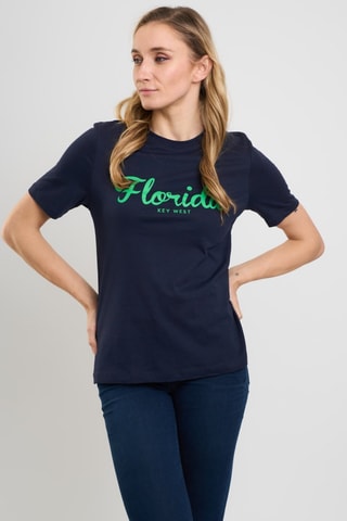 T-shirt - Azul-marinho