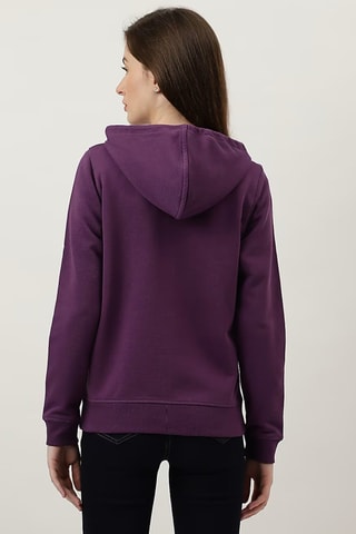 Sweat com capuz - Violeta
