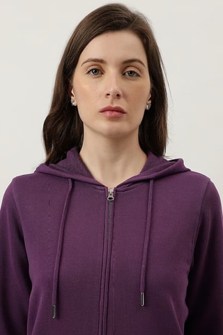 Sweat com capuz - Violeta