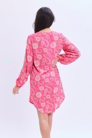 Vestido direito - Rosa