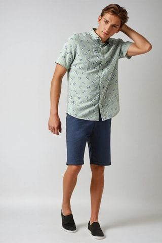 Camisa em linho - Verde-claro
