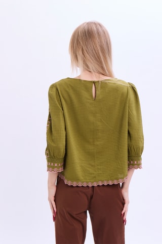 Blusa - Verde-azeitona