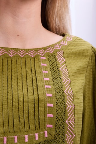 Blusa - Verde-azeitona