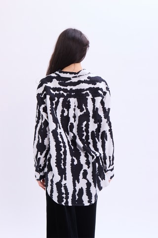 Camisa em linho - Preto