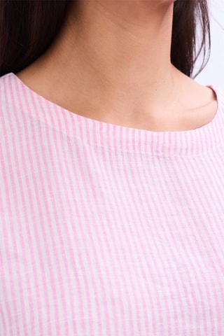 Blusa em linho - Rosa