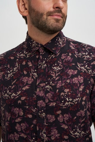 Camisa em linho - Bordô